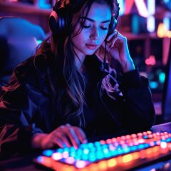 gamer nő