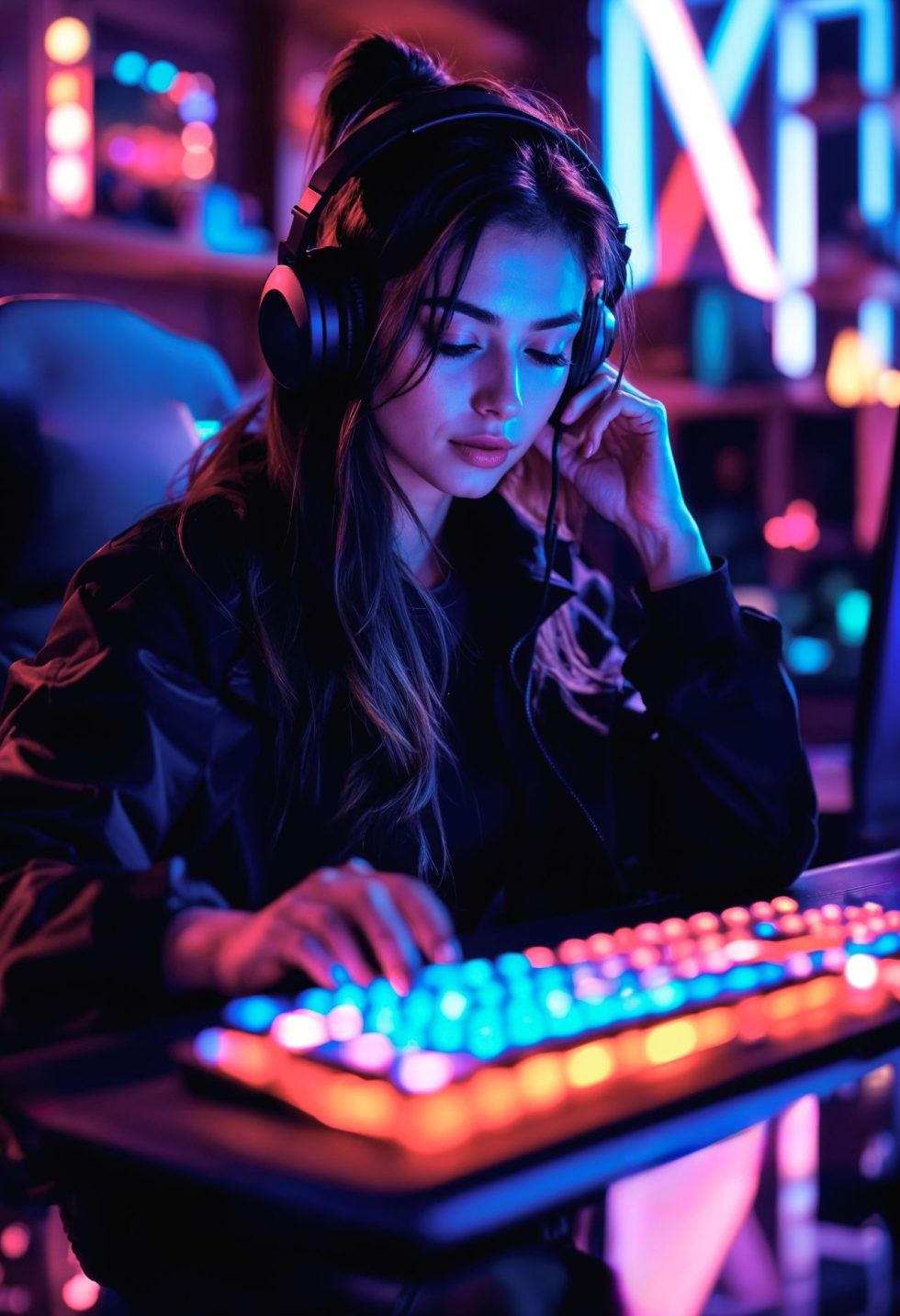 gamer nő